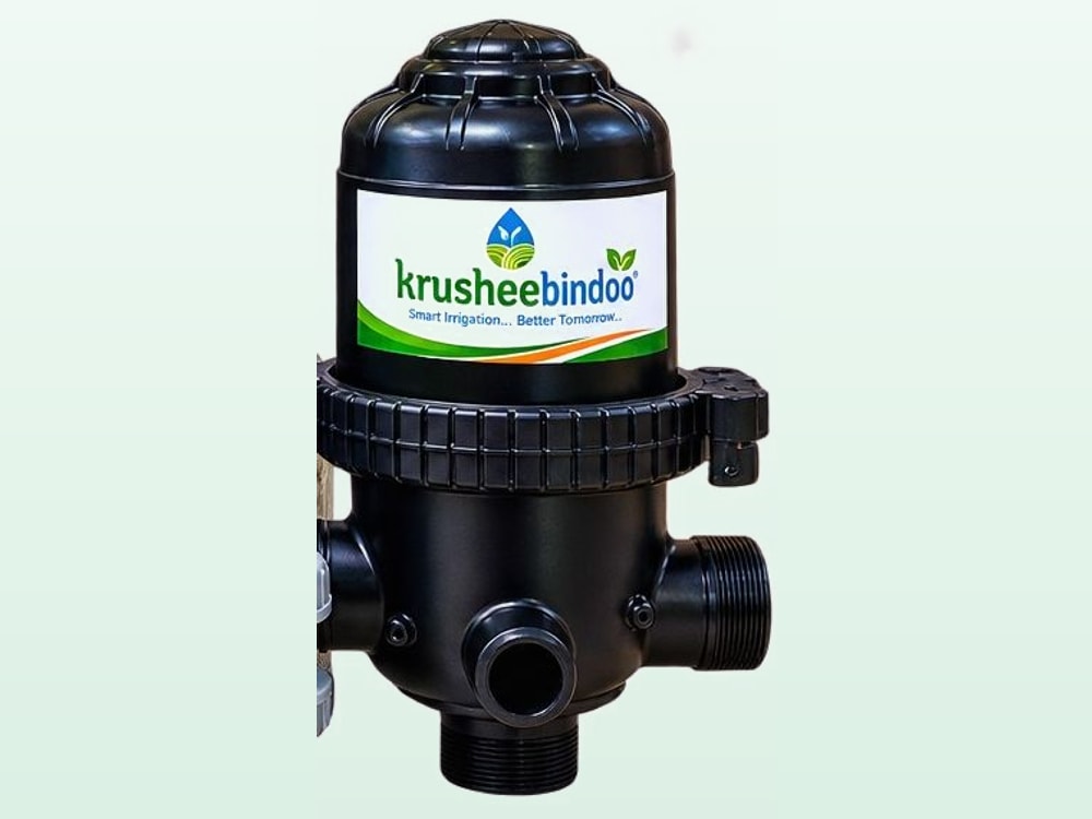 Krusheebindoo Disc Filter - 2" Black - drip irrigation product by Tejas Polymers