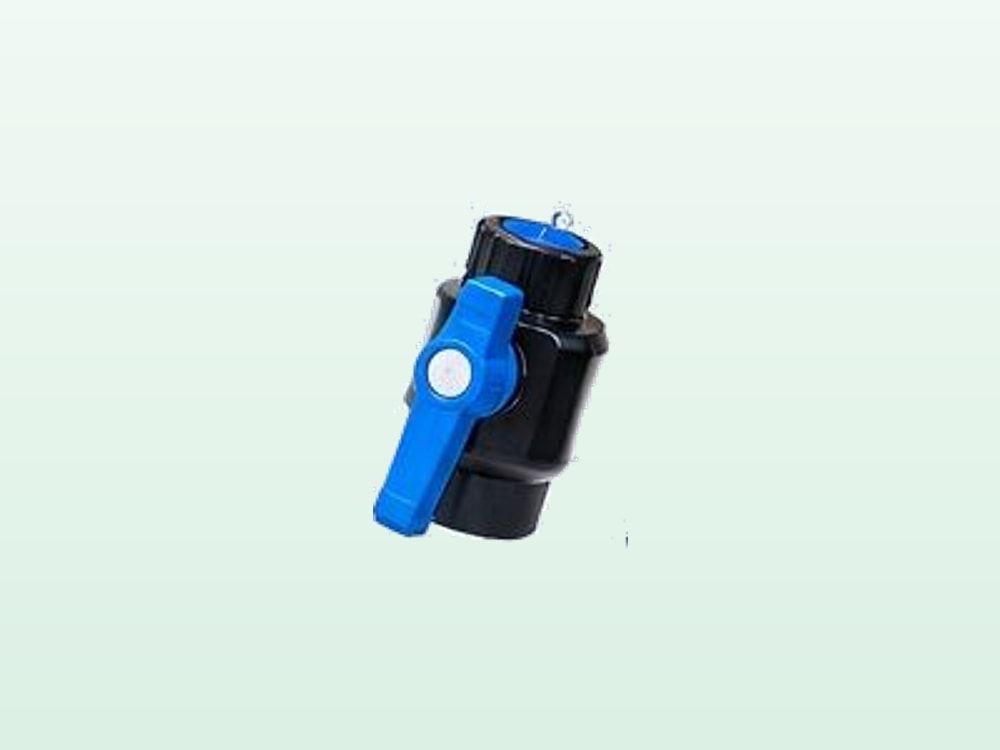 Krusheebindoo Take-Off Connector with Valve - 16 mm - drip irrigation product by Tejas Polymers